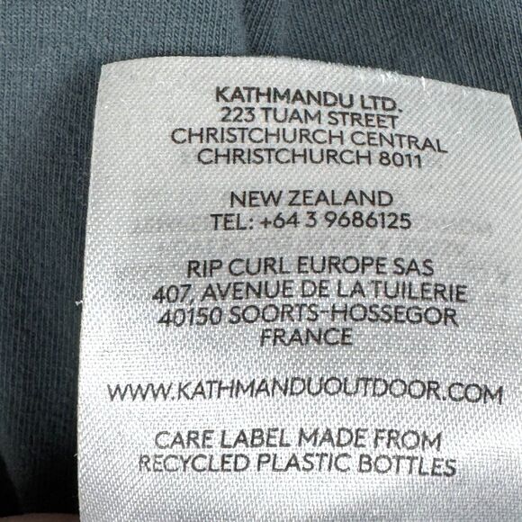 Kathmandu Long Sleeve T Shirt Womens Small Washed Gray Pink Happy Outdoors - Picture 12 of 13